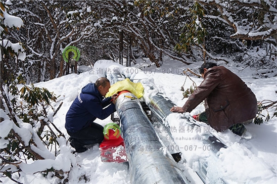 白马雪上隧道消防管道电伴热带保温