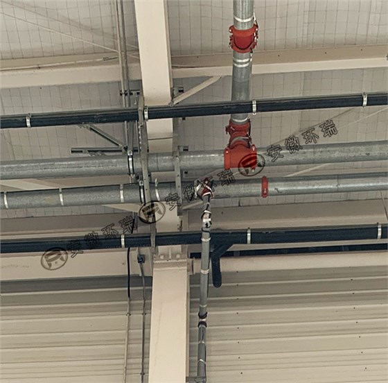 企业消防管道电伴热带安装图