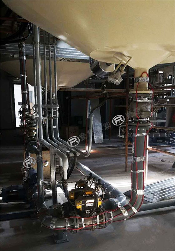 电伴热产品安装实物图片