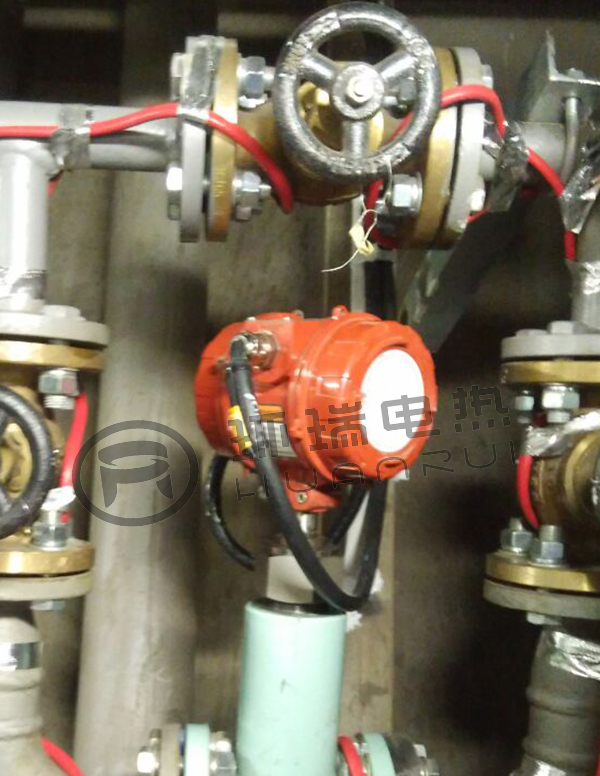 船舶管道电伴热安装实物图