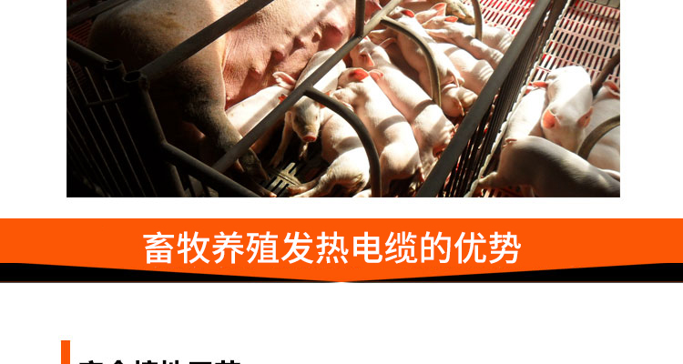 畜牧养殖发热电缆的优势 畜牧养殖发热电缆的优势