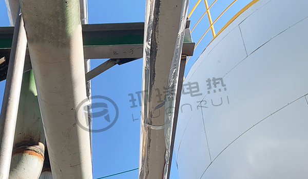 化工管道电伴热带安装图